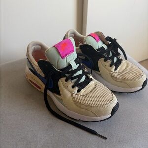 Nike Sneakers - Black, Cream, pink